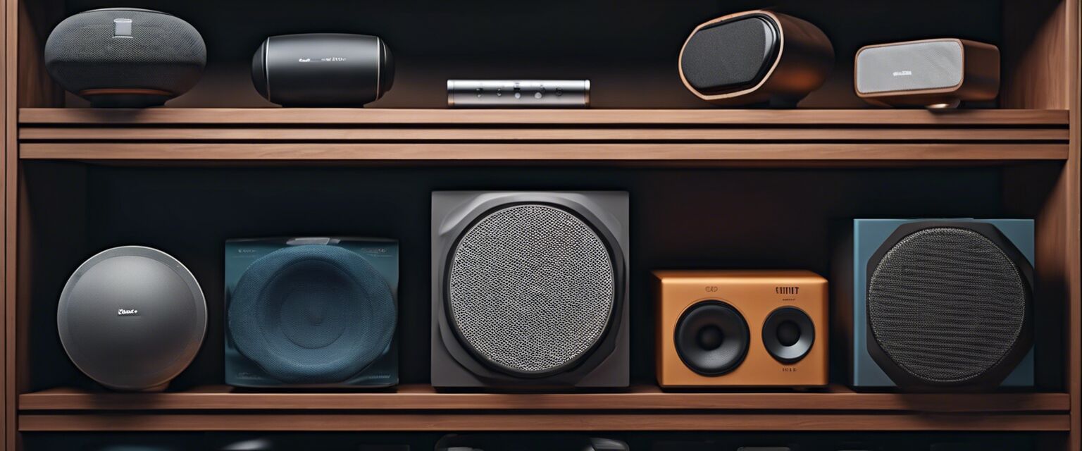 Variety of Bluetooth speakers